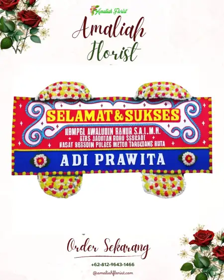Papan Bunga Ucapan Selamat Dabun Gelang